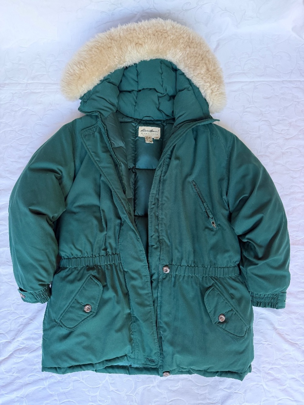 Women’s Eddie Bauer Polar Parka Green Sz L